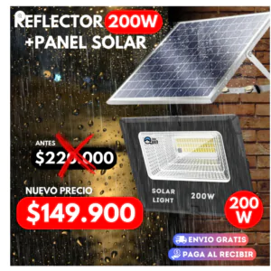 Reflector LED Solar 200W