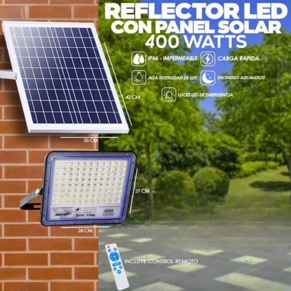 Reflector Solar LED 400W Lampara Profesional - Imagen 6