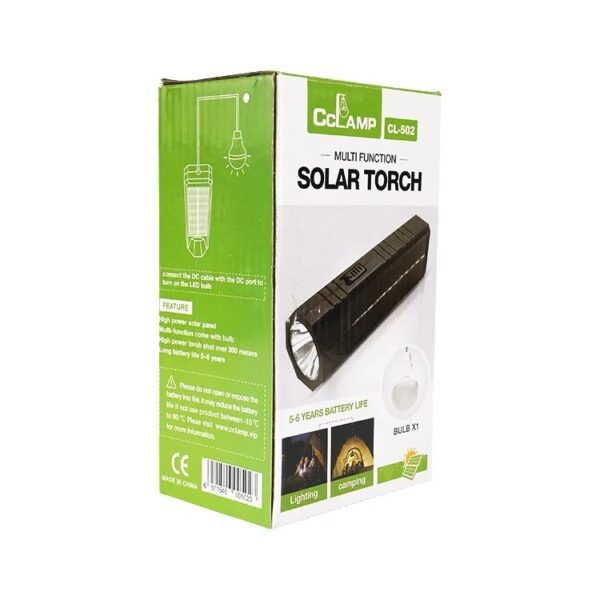 Linterna Led Solar Recargable - Imagen 2