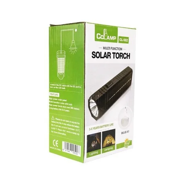 Linterna Led Solar Recargable - Imagen 2