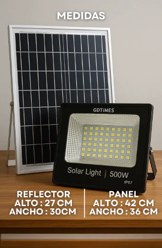 Reflector LED Solar 500W - Imagen 3
