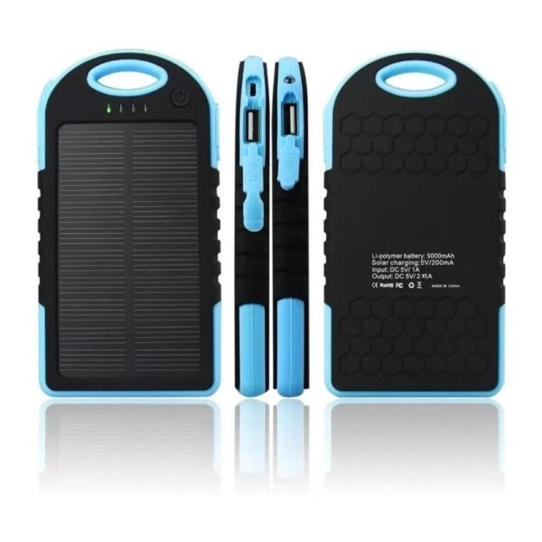 Cargador Bateria Panel Solar Power Bank 5000 Mah - Imagen 2