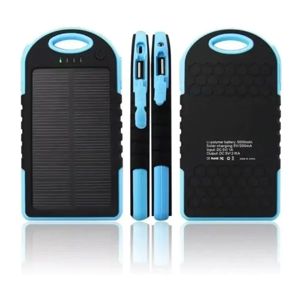 Cargador Bateria Panel Solar Power Bank 5000 Mah - Imagen 2